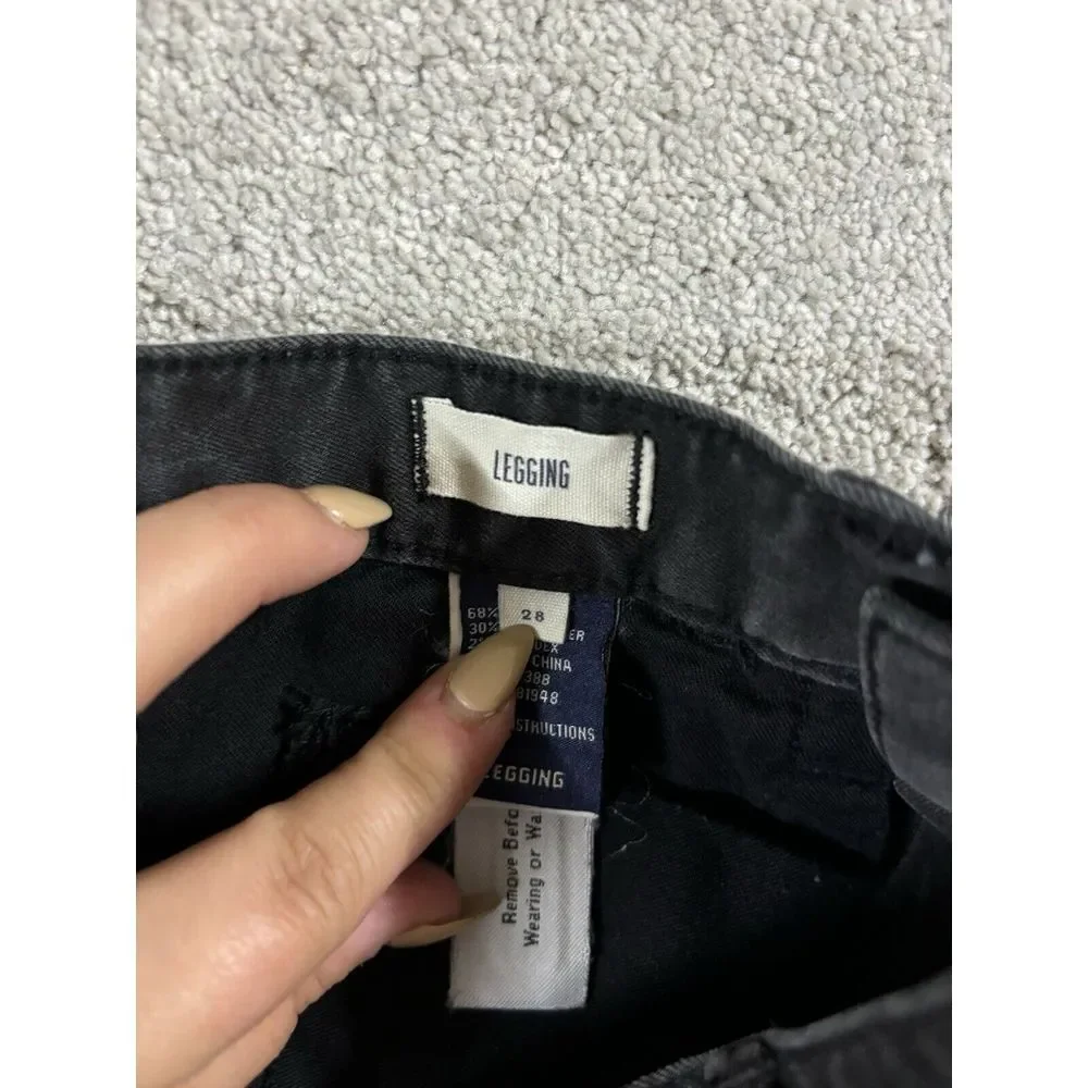 madewell jegging black size‎ 28
